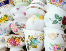 Load image into Gallery viewer, 3 x Vintage Mismatched Sugar Bowls Basins &amp; 3 x Milk Jugs Creamers (6 pcs)